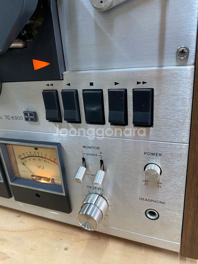 소니 Sony TC-6900 오픈 릴 데크 동작품--5