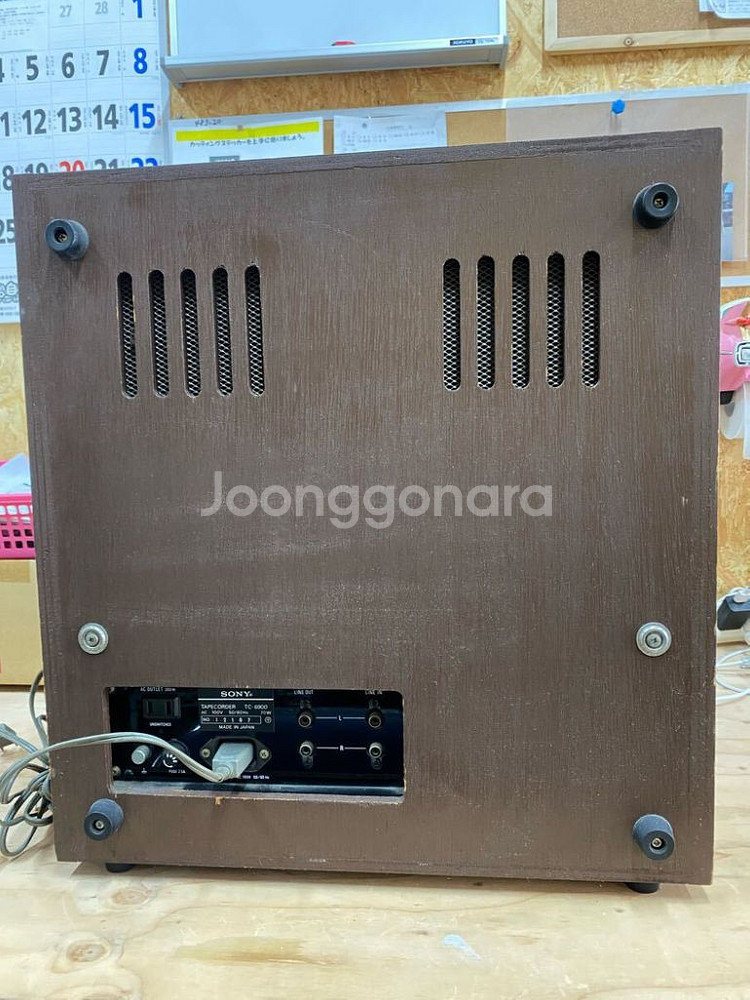 소니 Sony TC-6900 오픈 릴 데크 동작품--9