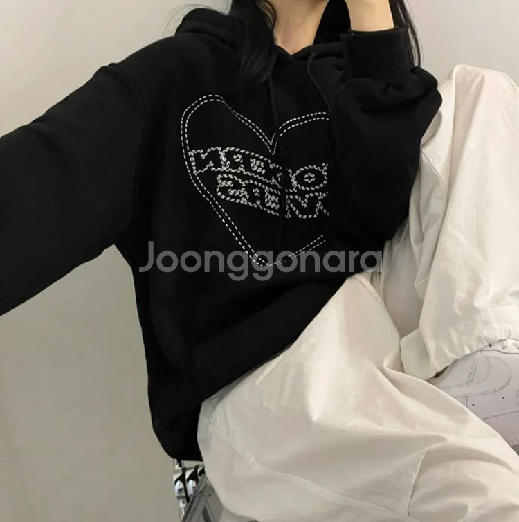 에이블리 모던 러버 후드티--1