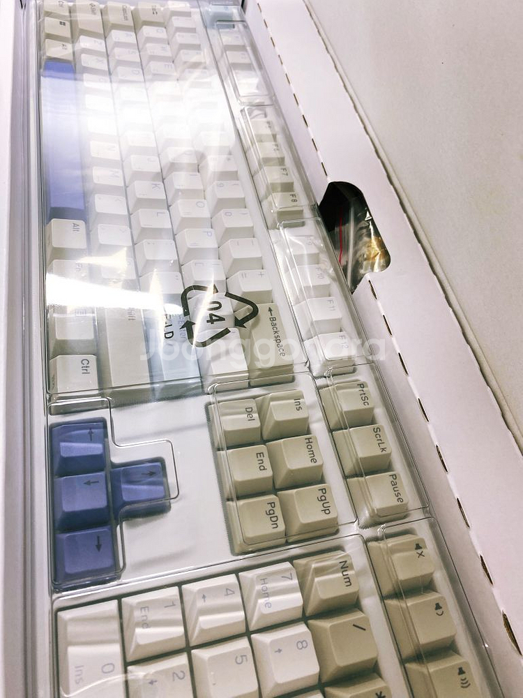 한성 키보드 GK787SE 밀크소다--1