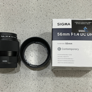 시그마 56mm F1.4 / 캐논 M마운트 / 팔아요!