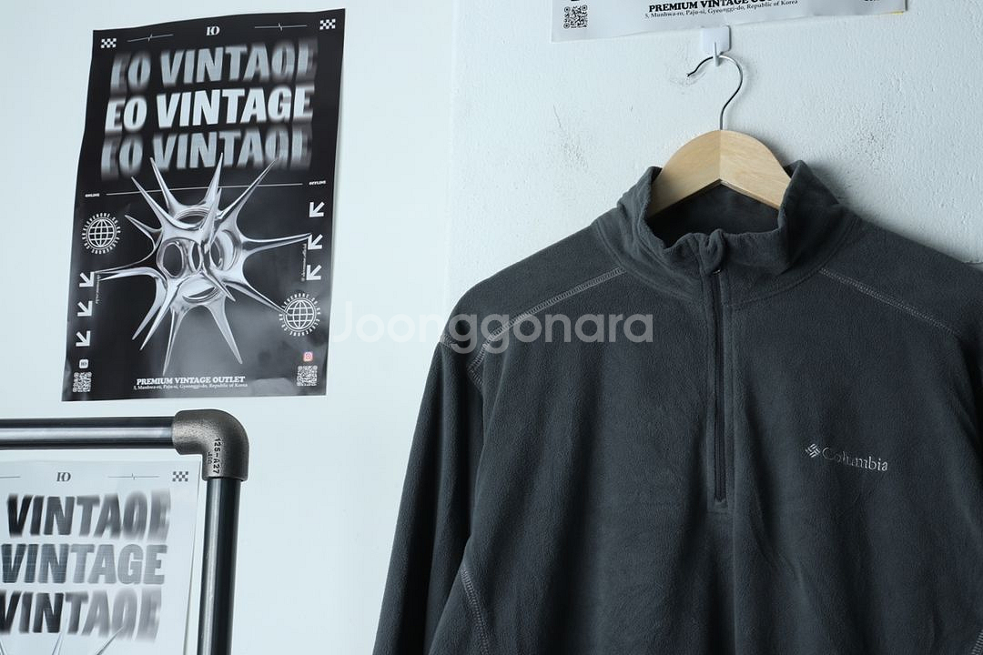 (L-XL) 컬럼비아 집업 바람막이 점퍼자켓 그레이--2