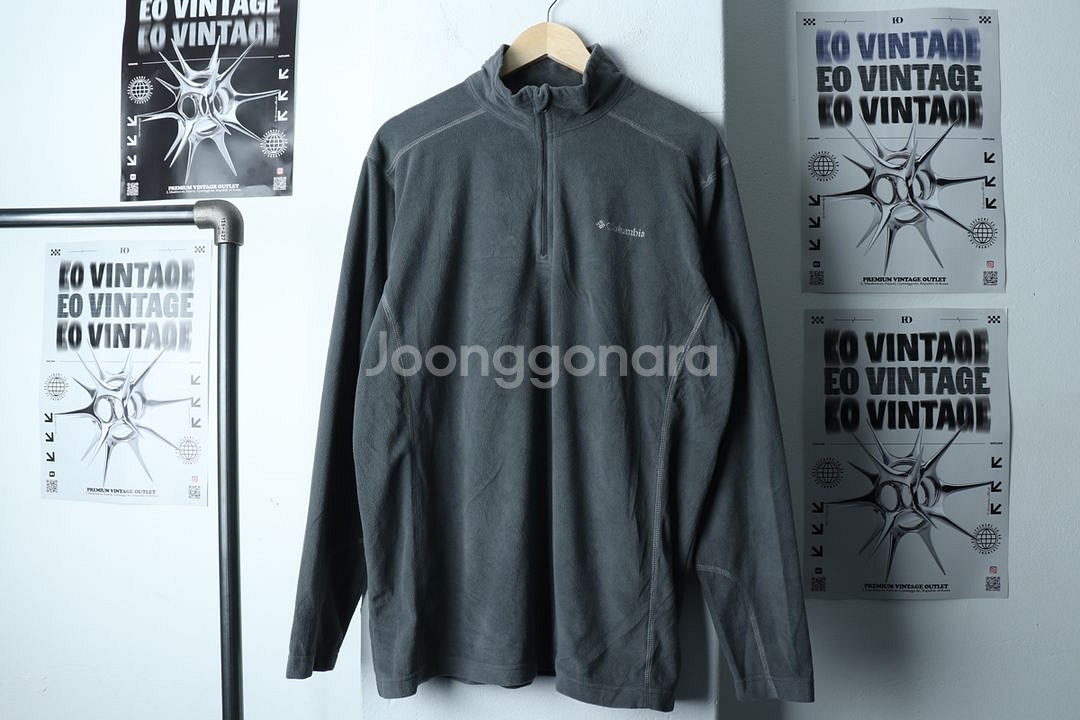(L-XL) 컬럼비아 집업 바람막이 점퍼자켓 그레이--1