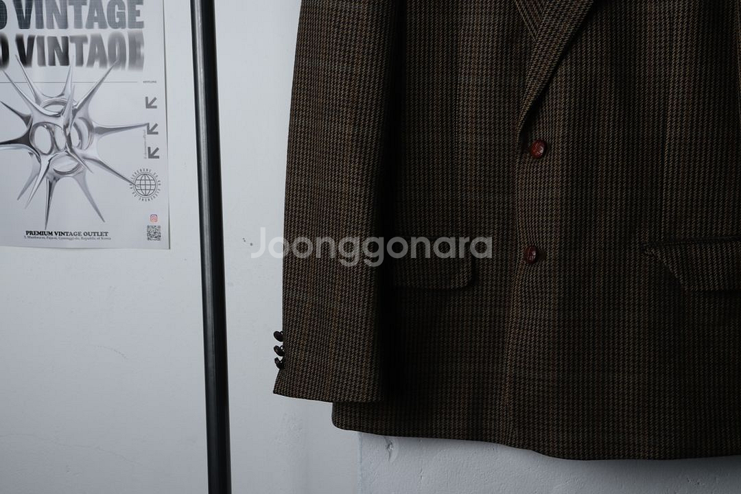 (XL) 닥스 정장 슈트 자켓 블레이저 체크 울--3