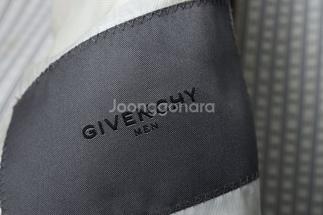 (XL) 지방시 정장 슈트 자켓 블레이저 아이보리 울--5