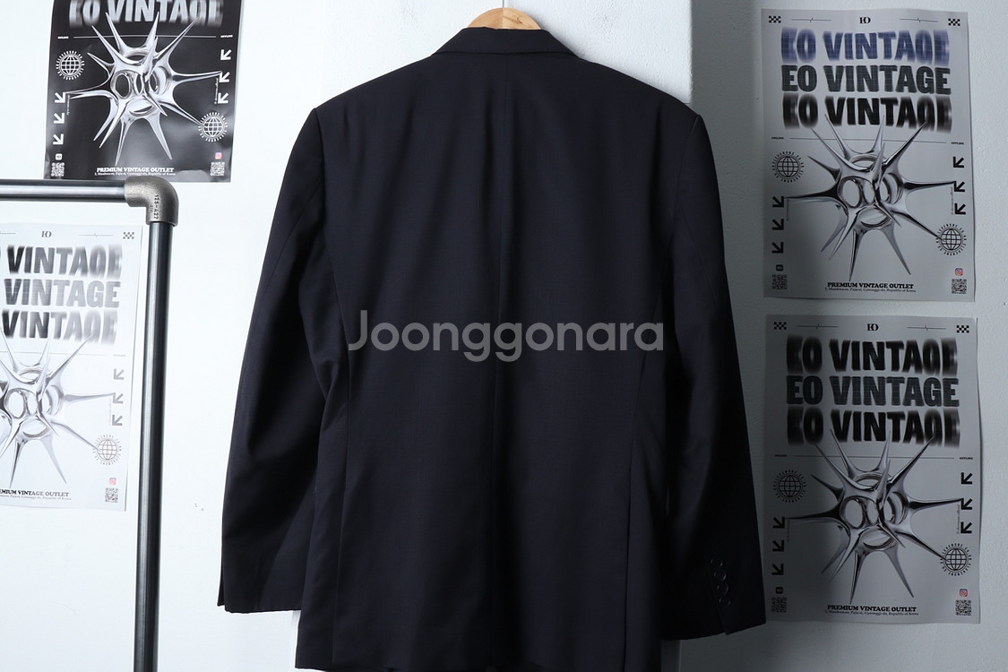 (L) 돌체앤가바나 정장 슈트 자켓 블레이저 네이비--6