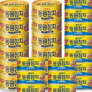 동원참치100g25개(인워터13+일반12)