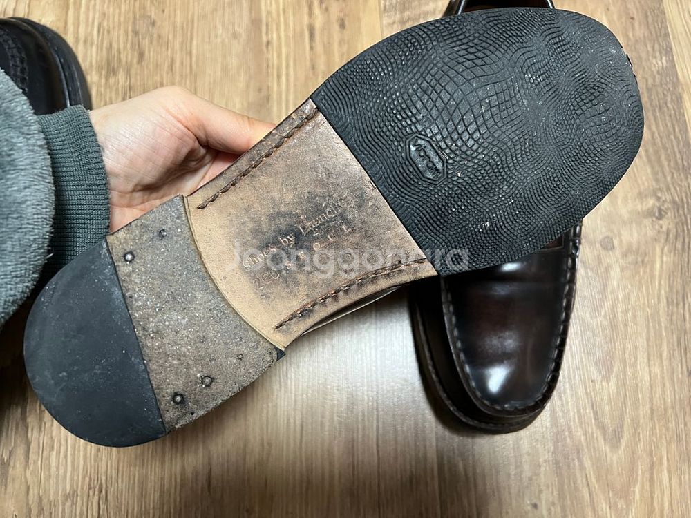 수제화 로퍼 구두 가죽로퍼 비브람 260--3