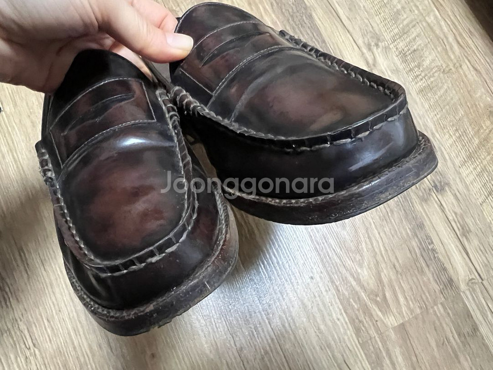 수제화 로퍼 구두 가죽로퍼 비브람 260--6