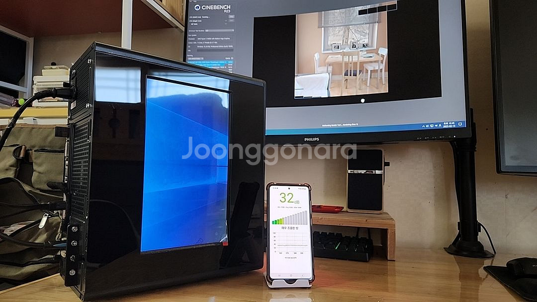 [안성] 측면 모니터를 장착한 깔끔한 컴퓨터--4