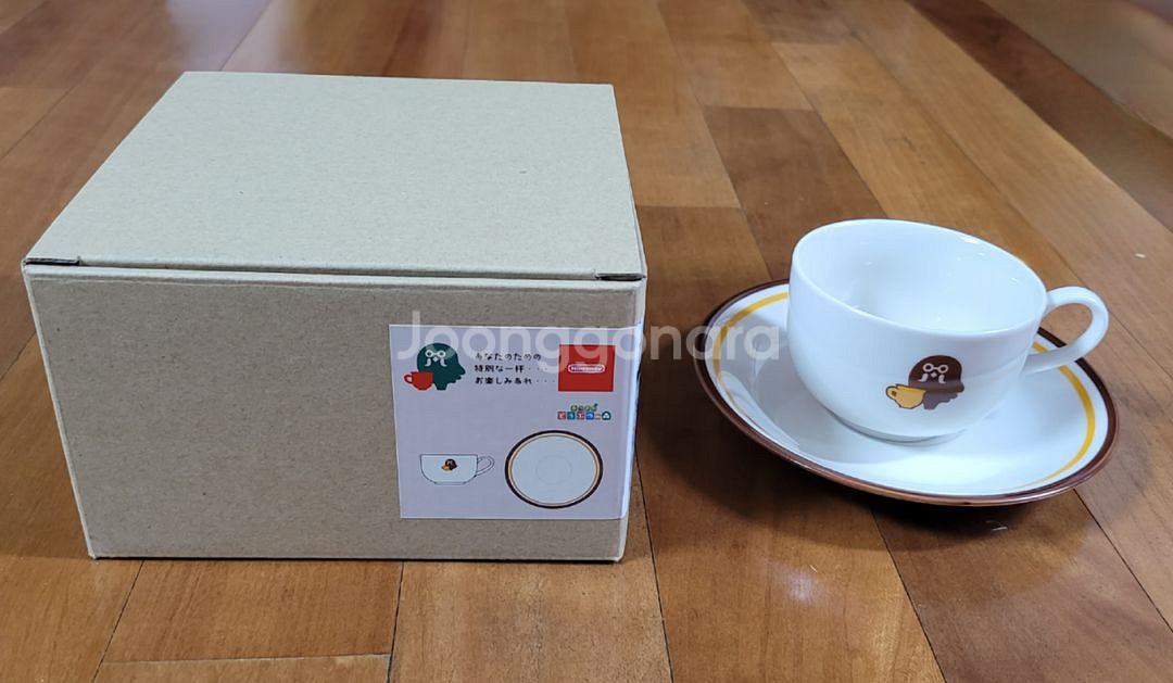 동물의숲 닌텐도 비둘기둥지 카페 커피잔 컵--1