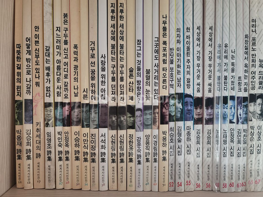 시집500권 창비 민음 실천 세계사 청하 문학동네 문지--3