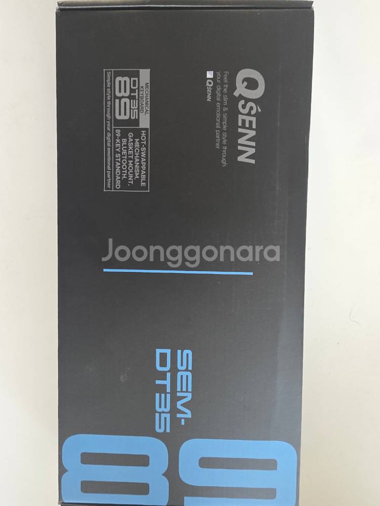 큐쎈 SEM-DT35 89 애플민트 축 키보드 팝니다.--2