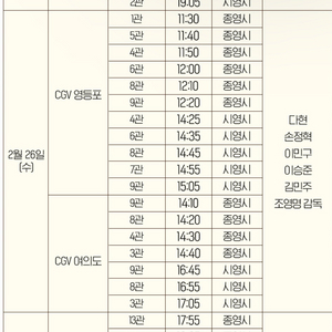 그 시절, 우리가 좋아했던 소녀 무대인사 C열 통로