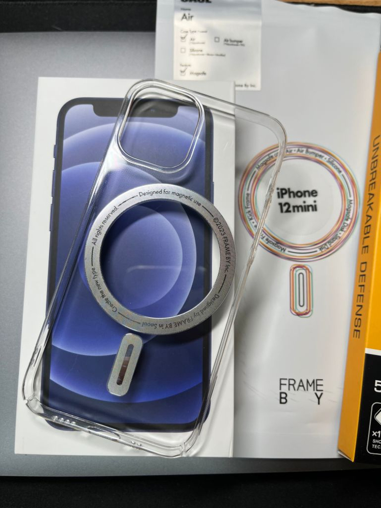 아이폰12미니 256 블랙 풀박스(특s급)+프레임바이--1
