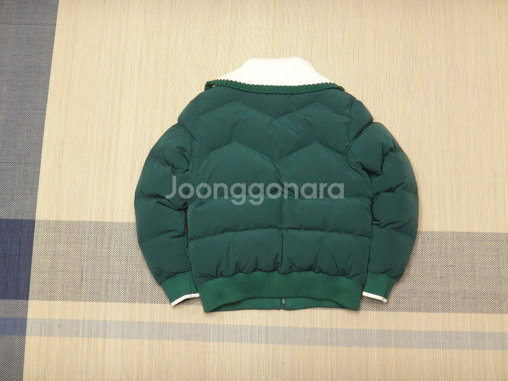 (S/90) 베네통 골프 니트카라 덕다운 패딩 점퍼--1