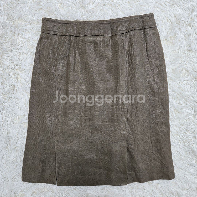 막스마라 린넨 일자 핏 미디 스커트 정장 치마--3