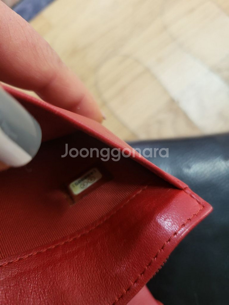 샤넬 빈티지 장지갑 정품--4