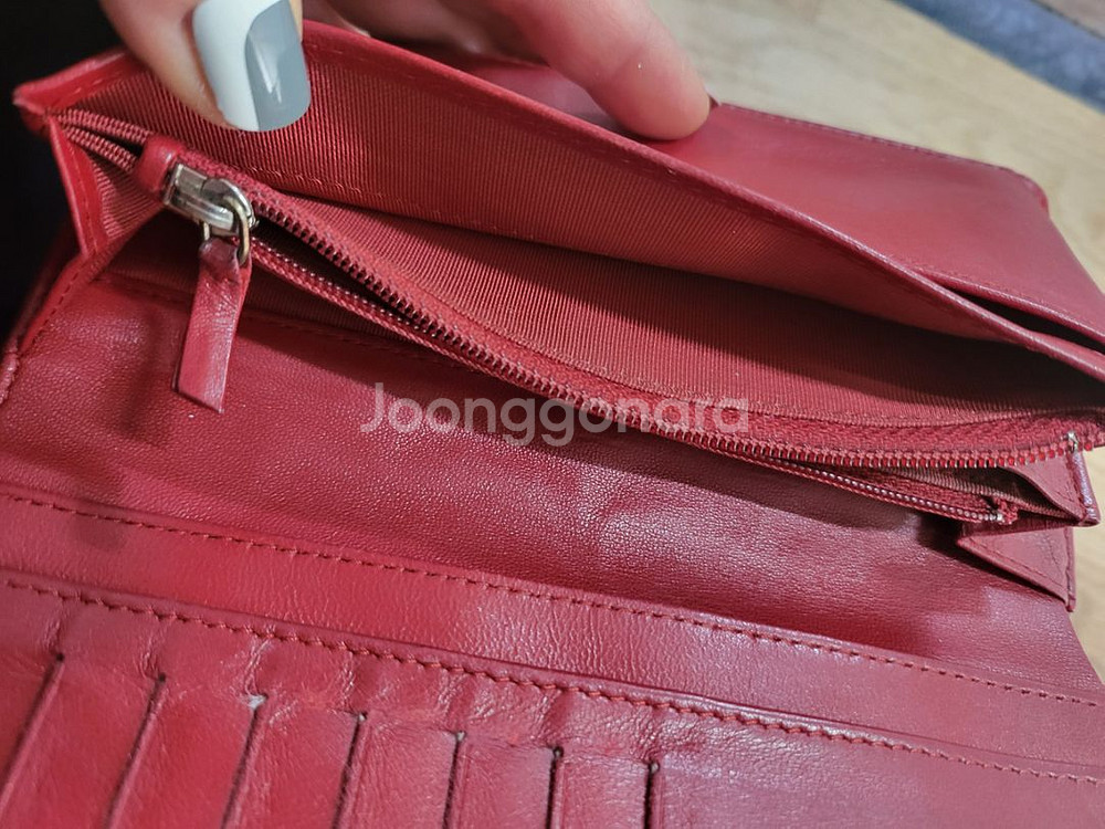 샤넬 빈티지 장지갑 정품--5