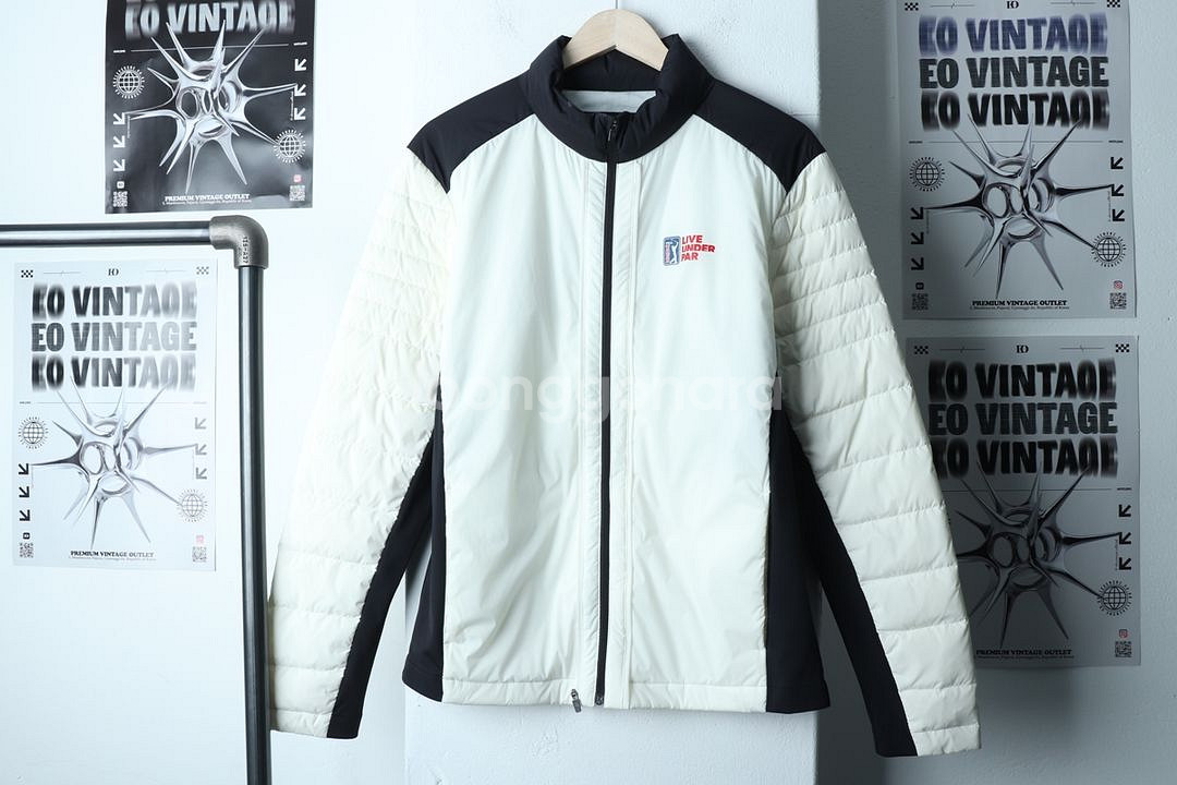 (XL) 브랜드빈티지 집업 바람막이 점퍼자켓 화이트--1
