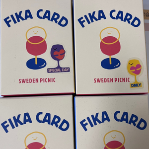 스웨덴피크닉 대화카드 fika card