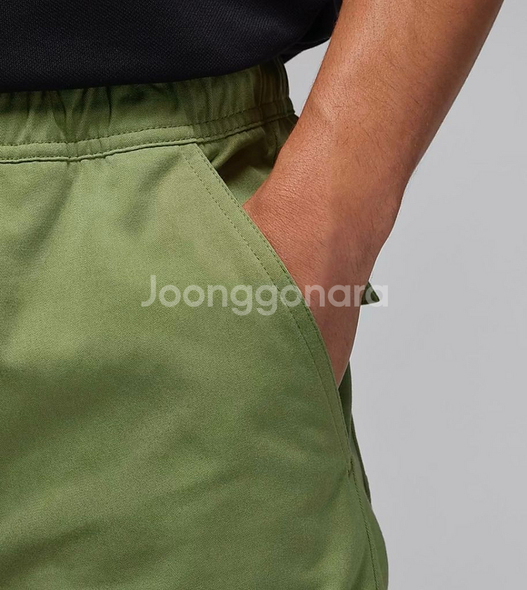 나이키 조던 플라이트 올리브 그린 조거 팬츠 36사이즈--4