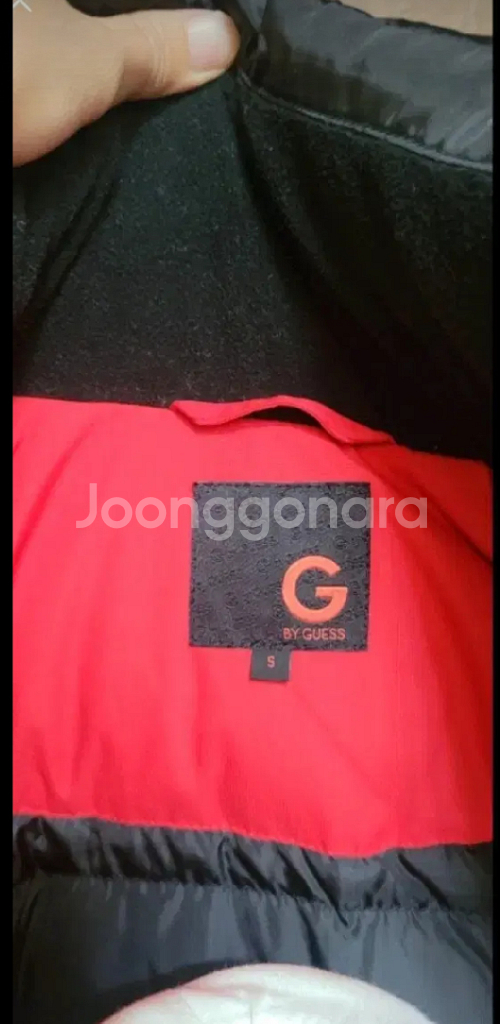 (여성S-M사이즈) 게스 패딩(오리100)--6