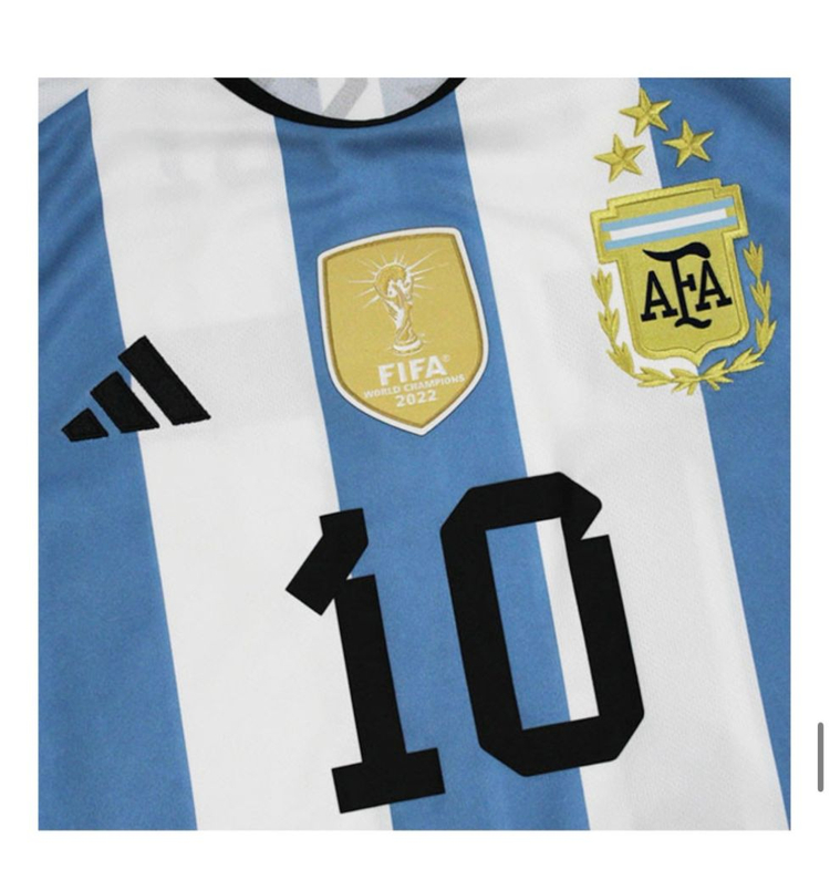 아디다스 아르헨티나 국대 리오넬 메시 3성 유니폼 3X--1