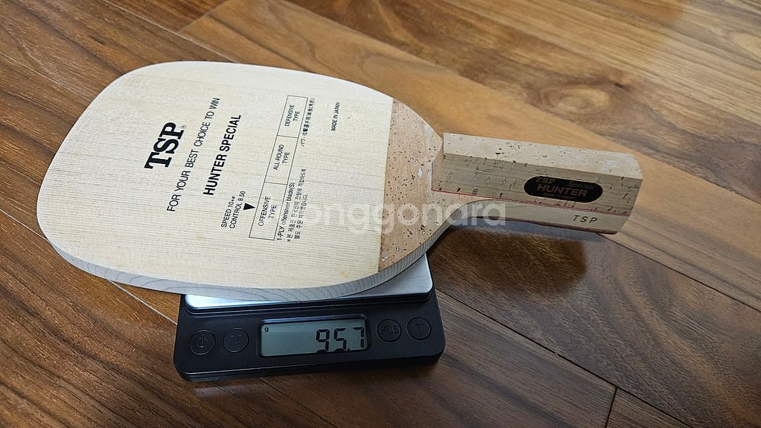 (새상품)95.7g TSP헌터스페셜 초기형 펜홀더 라켓--6