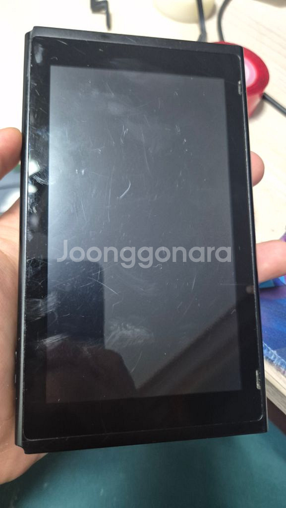 닌텐도 스위치 동숲 에디션 조이콘 없음--3