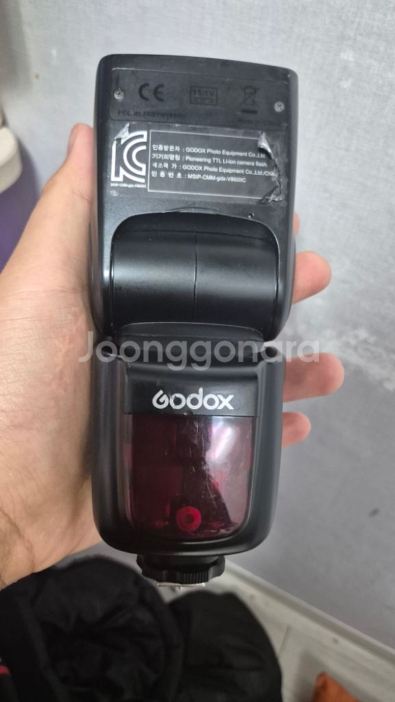 고독스 v860ii + X2T 동조기 캐논용 팝니다--2