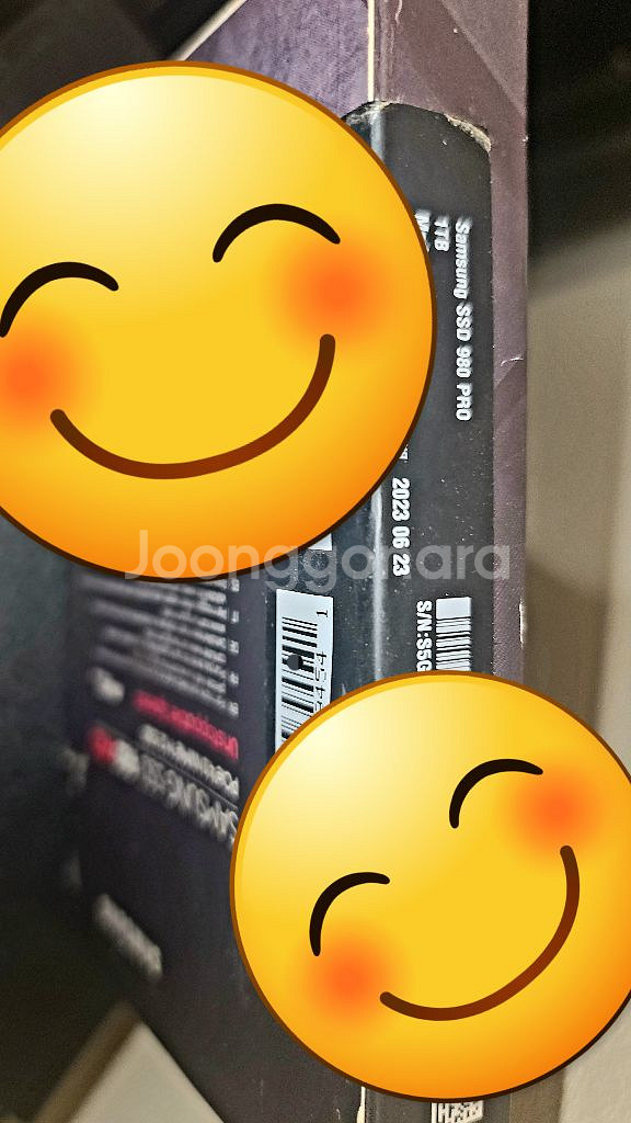 정발 ssd 980pro 1tb 1테라 팝니다--1