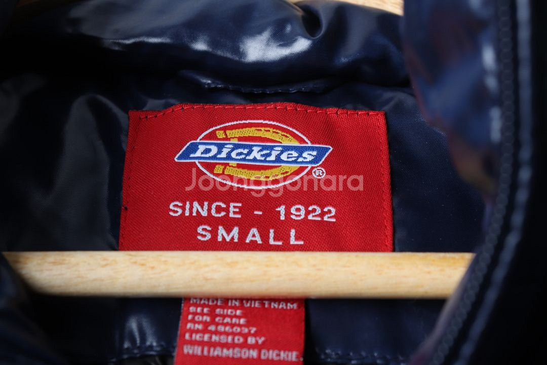 (S) 디키즈 패딩 점퍼자켓 새상품 네이비 한정판--4