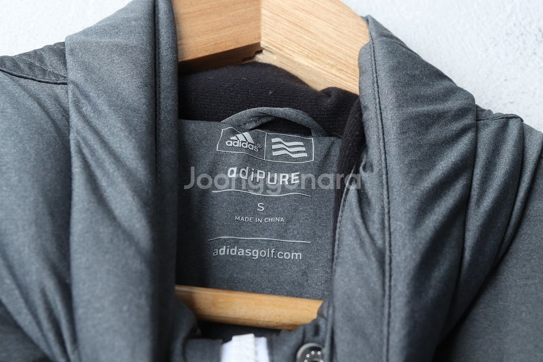 W(S-M) 아디다스 패딩 점퍼자켓 그레이 덕다운--4