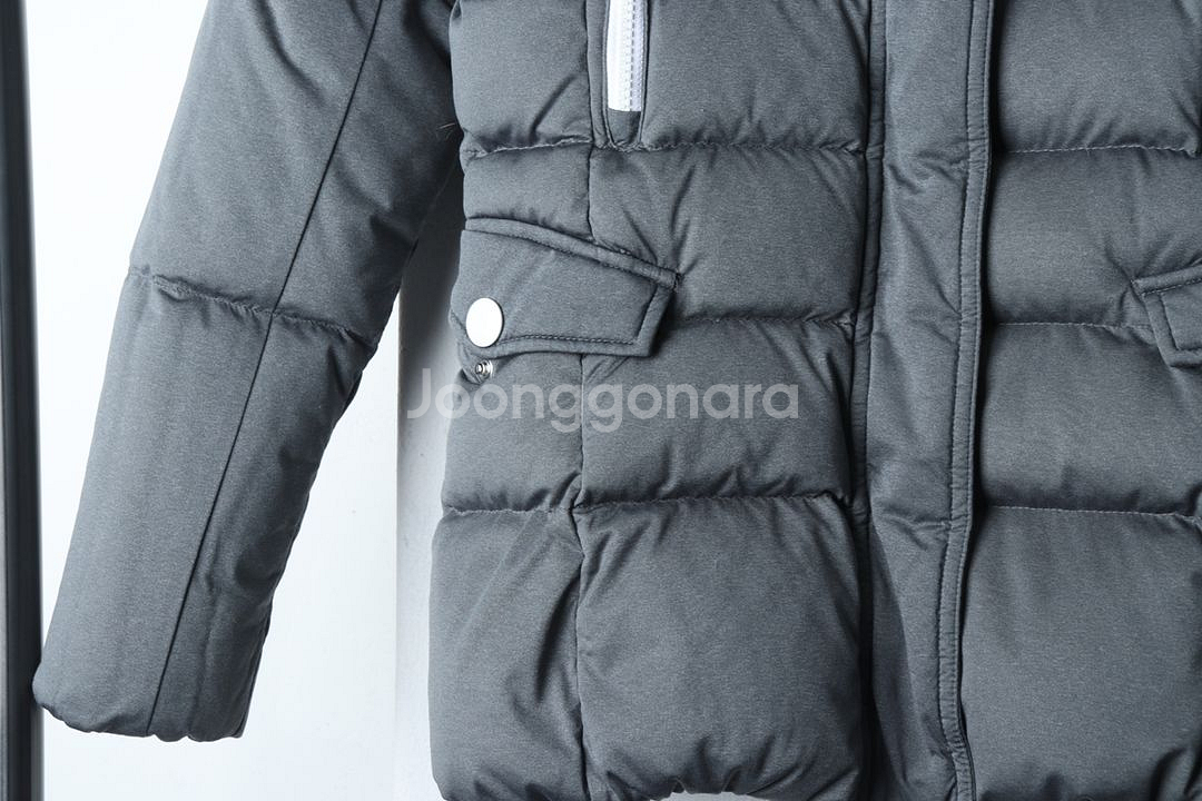 W(S-M) 아디다스 패딩 점퍼자켓 그레이 덕다운--3