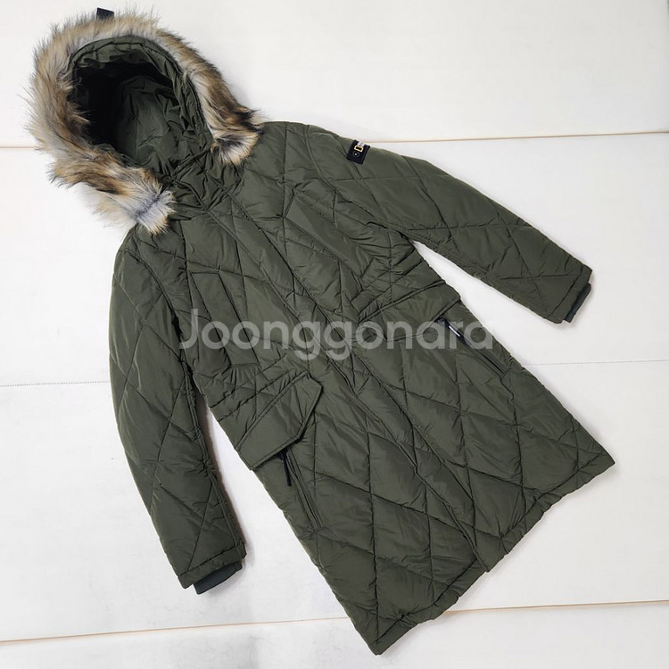 정품 내셔널지오그래픽 여성 누빔 롱패딩 점퍼 95--1