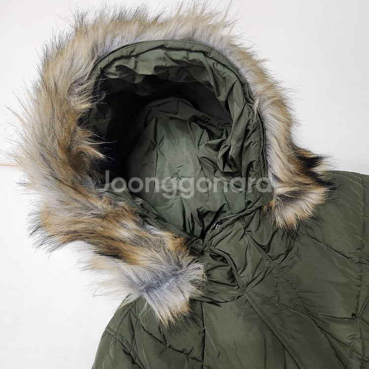 정품 내셔널지오그래픽 여성 누빔 롱패딩 점퍼 95--3