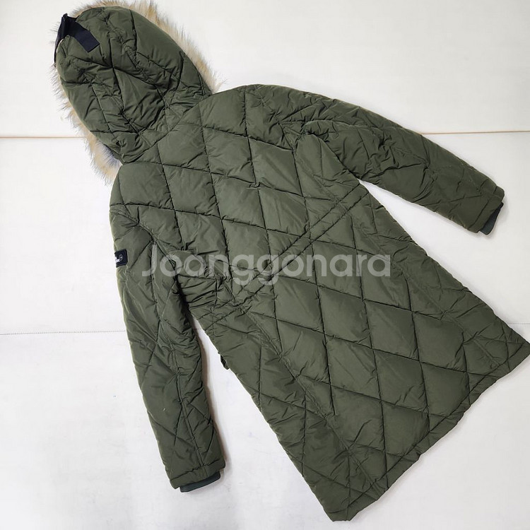 정품 내셔널지오그래픽 여성 누빔 롱패딩 점퍼 95--2