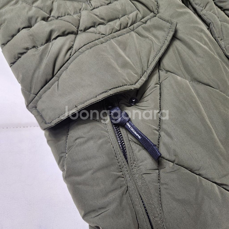 정품 내셔널지오그래픽 여성 누빔 롱패딩 점퍼 95--5