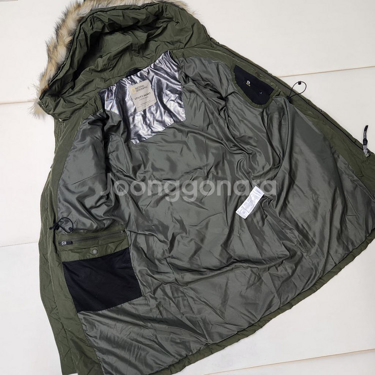 정품 내셔널지오그래픽 여성 누빔 롱패딩 점퍼 95--7