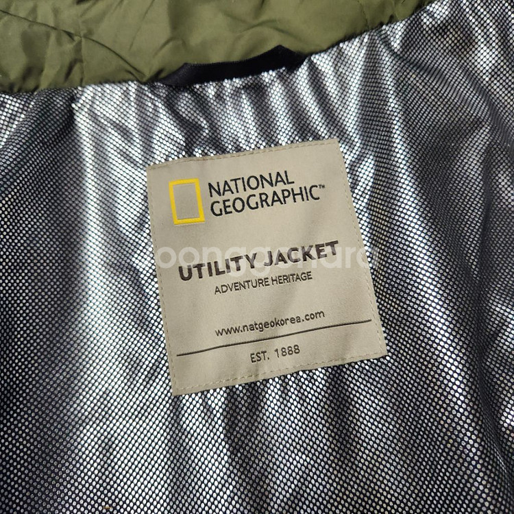 정품 내셔널지오그래픽 여성 누빔 롱패딩 점퍼 95--8