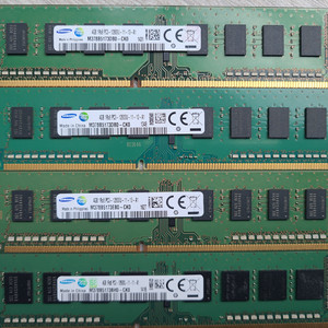 삼성 DDR3 4G 12800U 단면 램 팝니다.