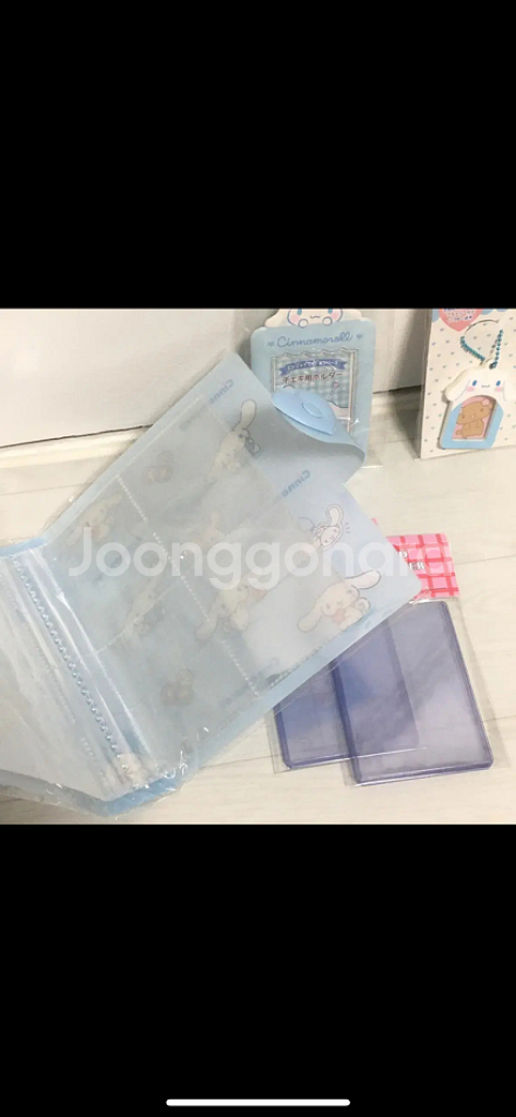 산리오 시나모롤 증사홀더 포카홀더 구버전 굿즈바인더 탑--1