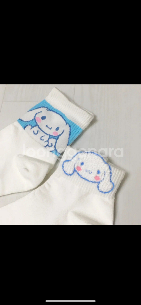 산리오 시나모롤 스누피 정품 캐릭터 발목 양말--0