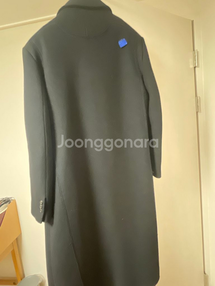 자라 아더에러 울 코트 블랙 M-L--1