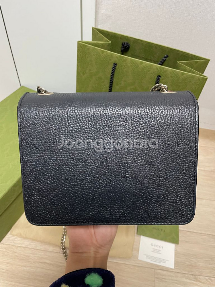 (새상품급, 풀구성) 구찌 인터로킹 스몰 체인백--3