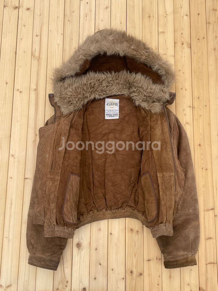 45RPM suede jacketJ00814• Bran--4