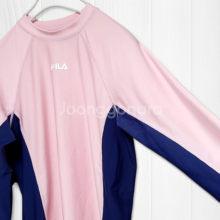 FILA 필라 키즈 래쉬가드 수영복 핑크 아동165--4