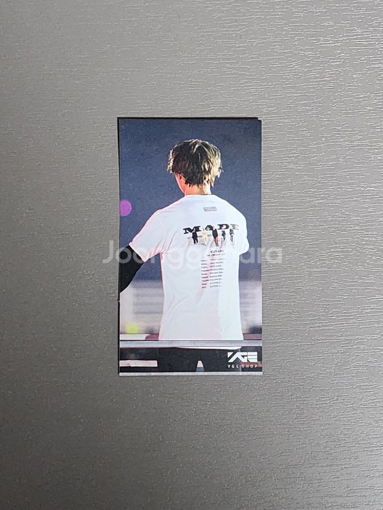 빅뱅 대성 시즌그리팅 포토카드 포카ㅅㅊ탑지드래곤지디태양--1