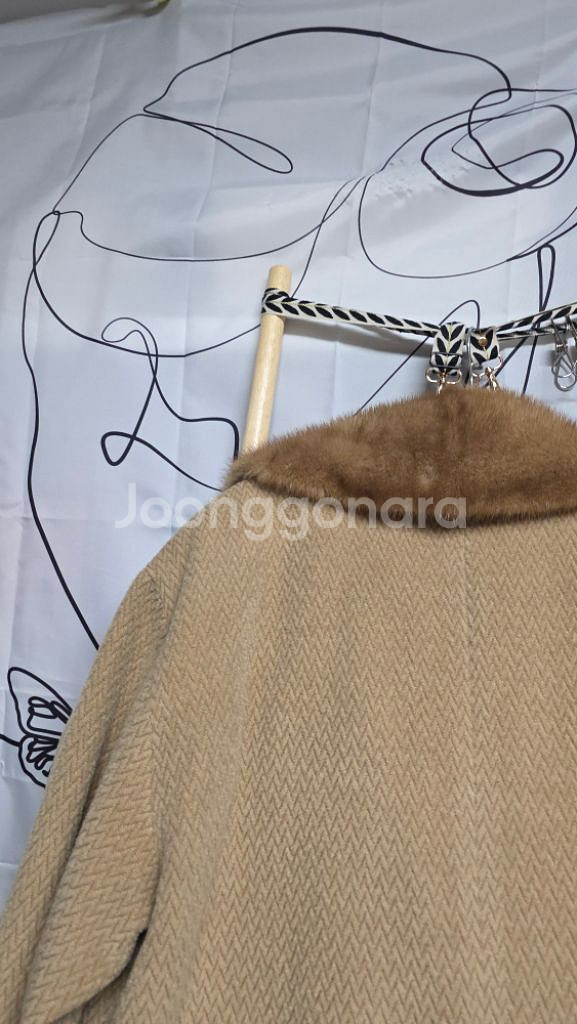 여성 에디션 밍크 반코트--5